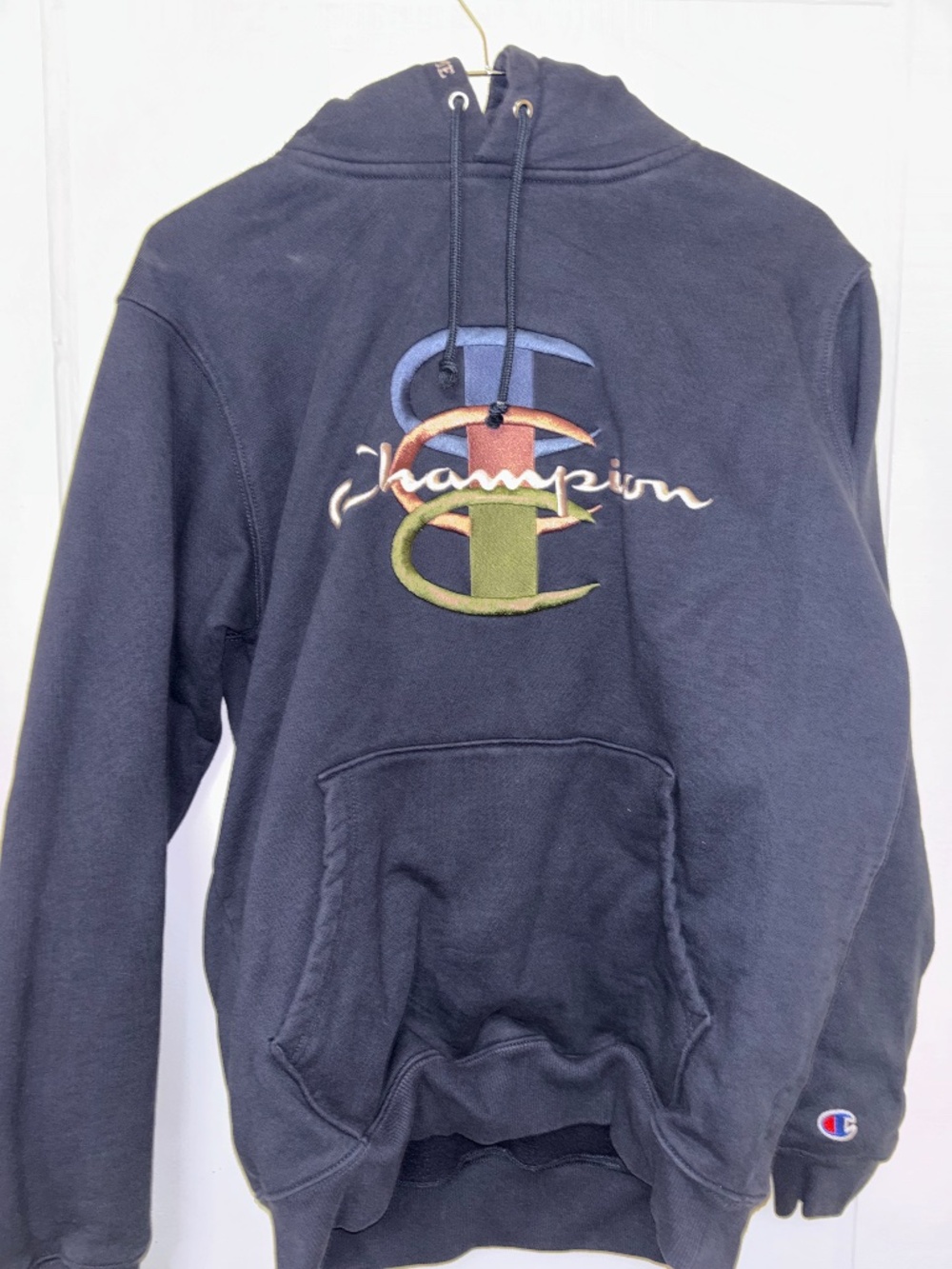 Supreme x Champion Stacked C Hooded Sweatshirt
